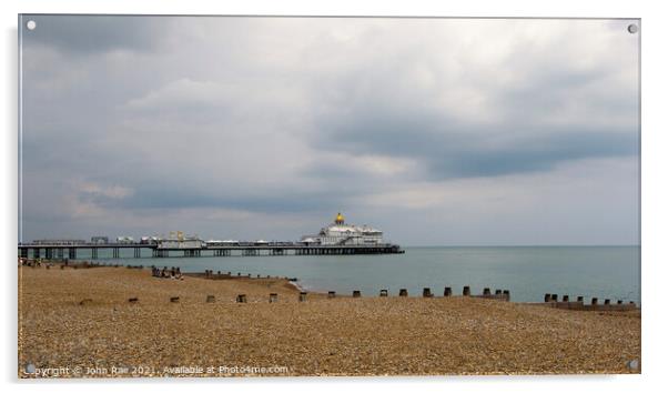 Eastbourne pier Acrylic by John Rae