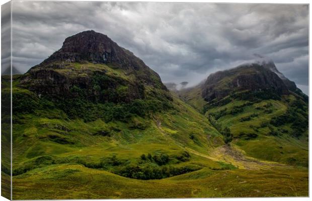 Glencoe Canvas Print by Mike Cave