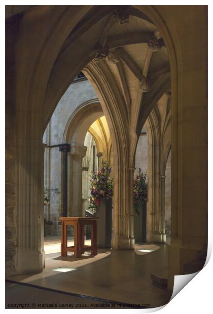 Chichester Cathedral, Chichester, Sussex, UK  Print by Michaela Gainey