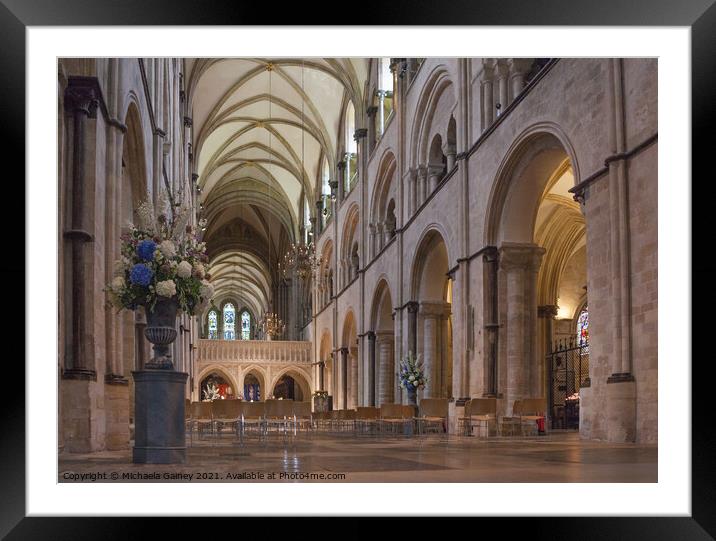 Chichester Cathedral, Chichester, Sussex, UK , 1 Framed Mounted Print by Michaela Gainey