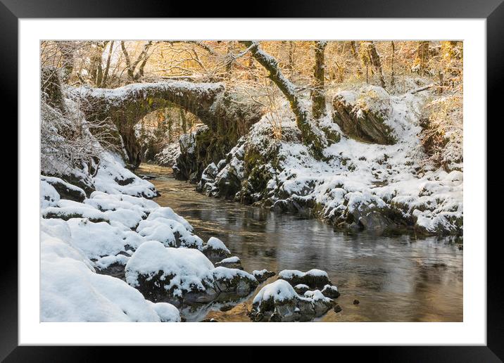 Penmachno Packhorse bridge Framed Mounted Print by Rory Trappe