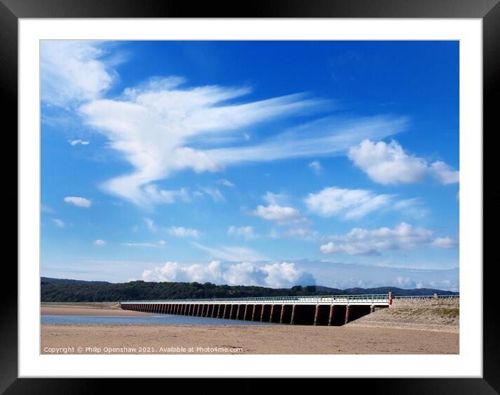Leven Viaduct - Arnside Framed Mounted Print by Philip Openshaw