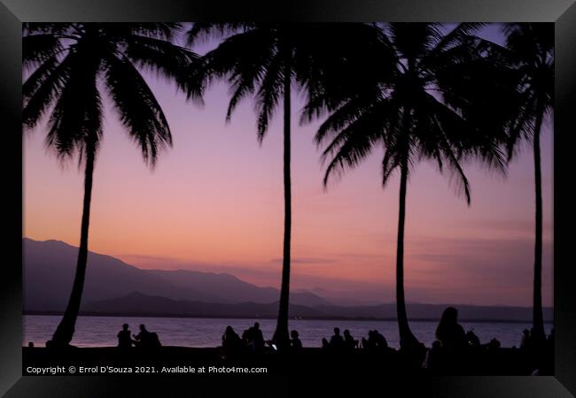 Port Douglas Sunset - fine art travel photography Framed Print by Errol D'Souza