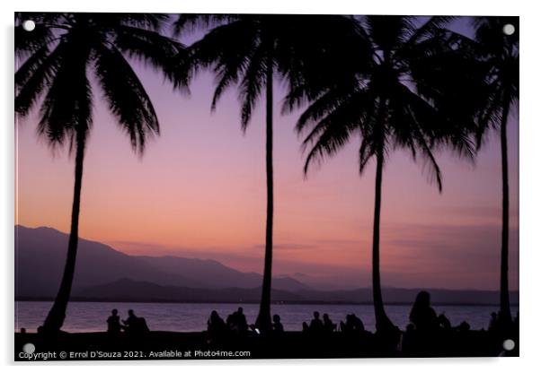 Port Douglas Sunset - fine art travel photography Acrylic by Errol D'Souza