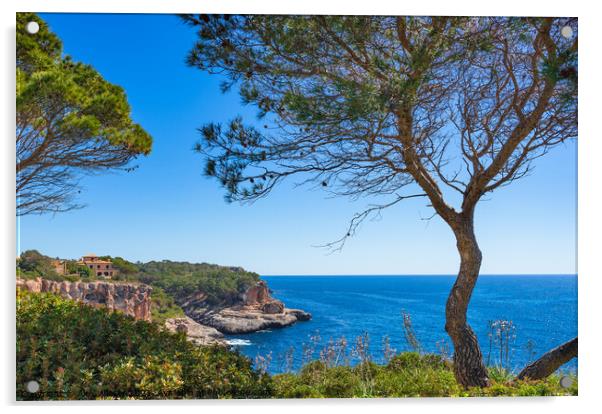 Mediterranean Sea island scenery Acrylic by Alex Winter