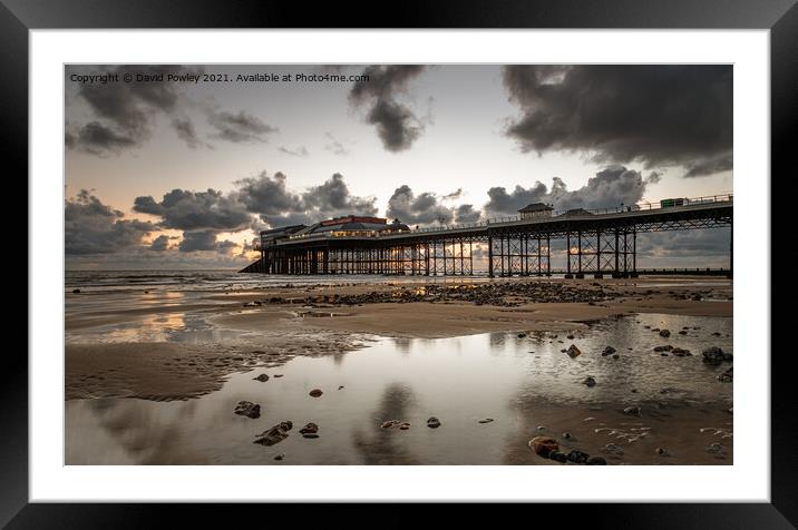 Cromer Pier at Dawn Framed Mounted Print by David Powley