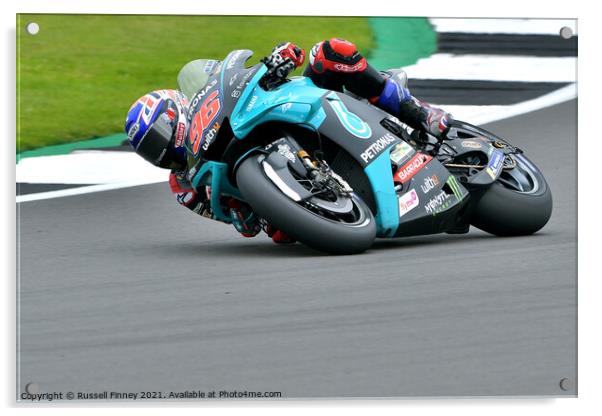 British Moto GP 2021Silverstone: MOTO GP Acrylic by Russell Finney