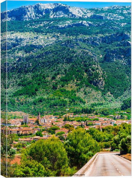 Village of Soller on Mallorca Canvas Print by Alex Winter