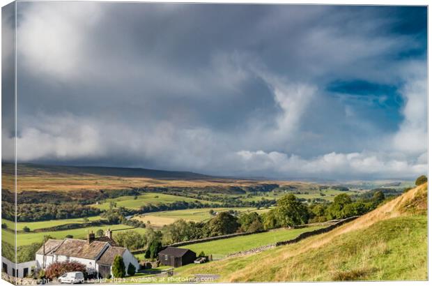 Upper Teesdale Panorama Drama Canvas Print by Richard Laidler