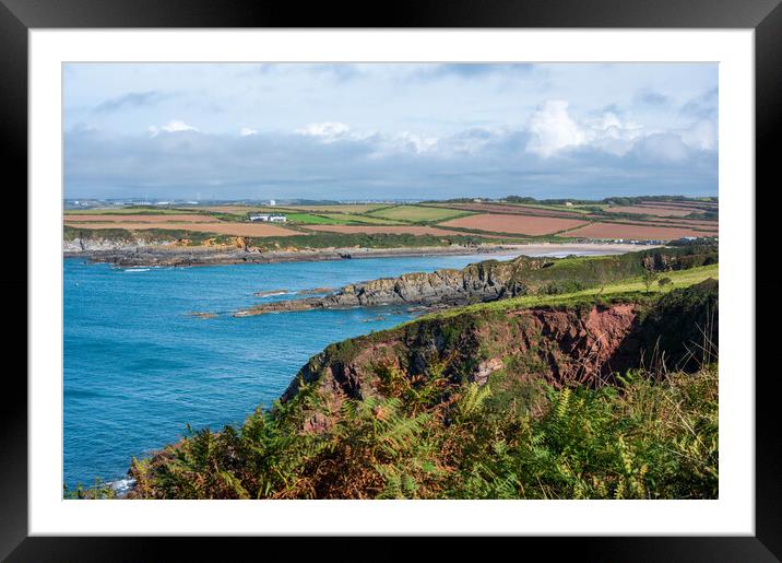 Angle Bay in Pembrokeshire Framed Mounted Print by Tracey Turner