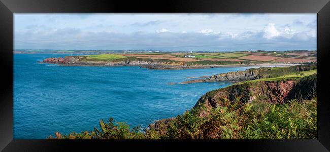 Angle Bay, Stunning Panoramic View Framed Print by Tracey Turner