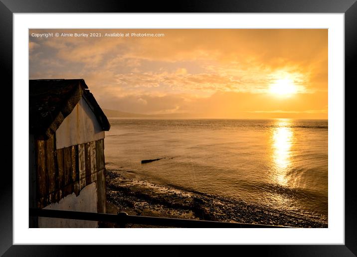 Sunrise in Bute Framed Mounted Print by Aimie Burley