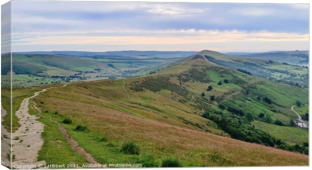 The Great Ridge Canvas Print by I Hibbert