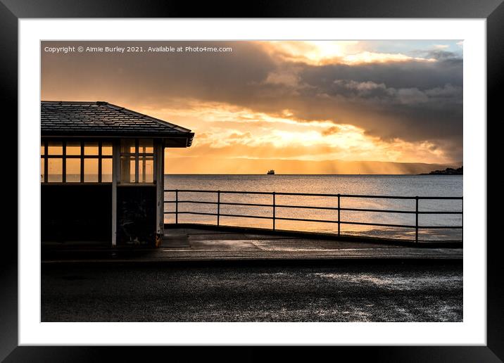 Rothesay sunrise  Framed Mounted Print by Aimie Burley