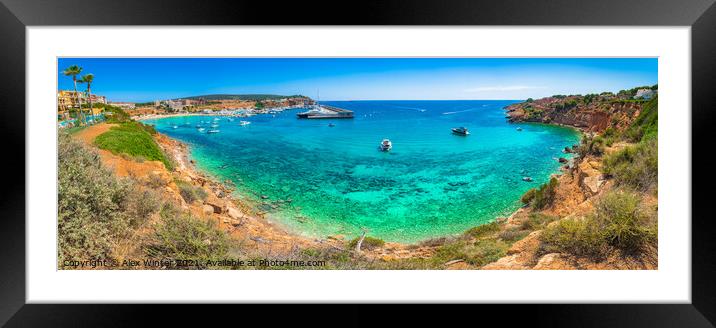 Port Adriano Mallorca Framed Mounted Print by Alex Winter