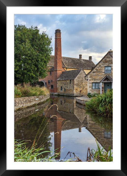 The Old Mill, Lower Slaughter Framed Mounted Print by Jim Monk