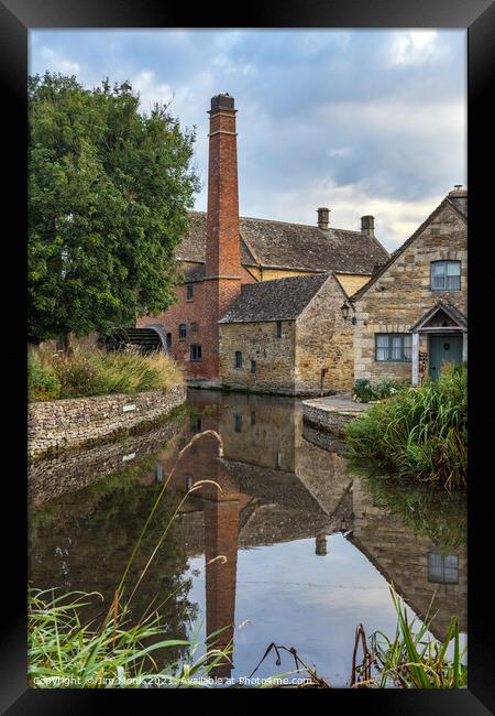 The Old Mill, Lower Slaughter Framed Print by Jim Monk