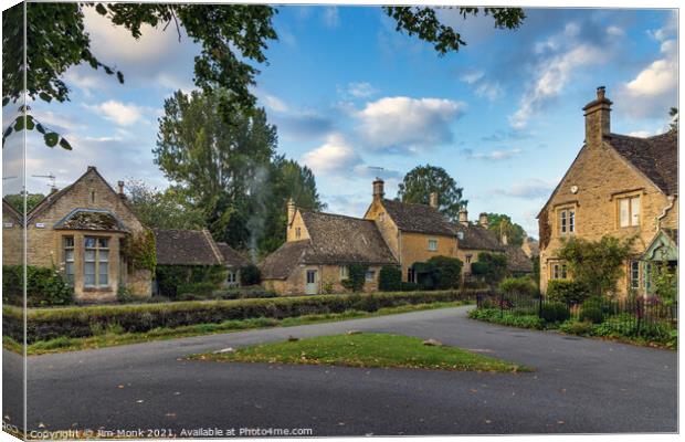 Lower Slaughter Canvas Print by Jim Monk