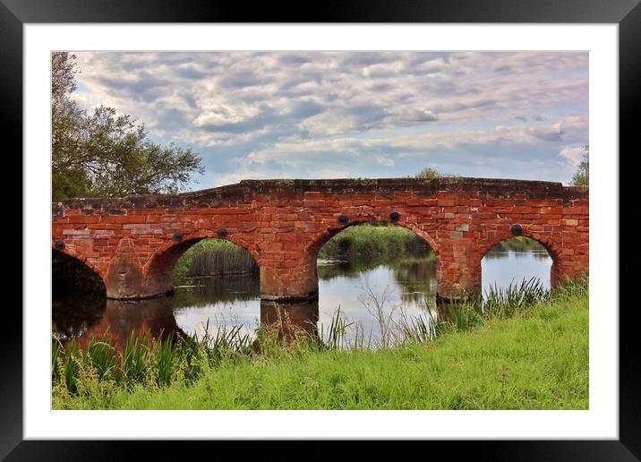 Eckington Bridge Framed Mounted Print by Susan Snow