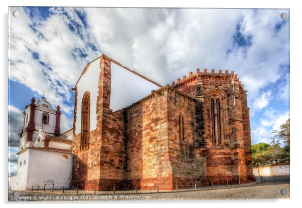 Se de Cathedral Silves Acrylic by Wight Landscapes