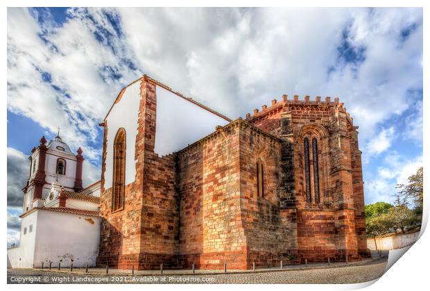 Se de Cathedral Silves Print by Wight Landscapes