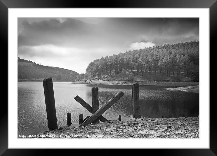 Pillars of the Past Framed Mounted Print by K7 Photography