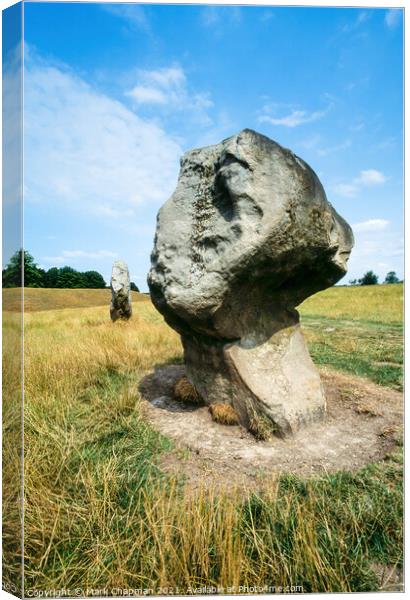 Standing stones, Avebury, Wiltshire, UK Canvas Print by Photimageon UK
