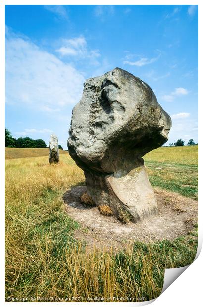 Standing stones, Avebury, Wiltshire, UK Print by Photimageon UK