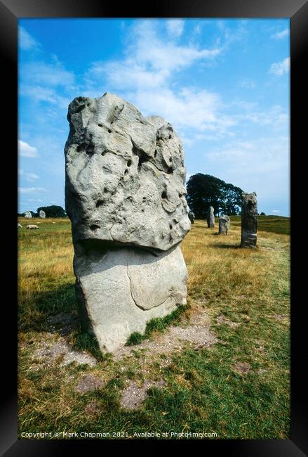 Standing stones, Avebury, Wiltshire, UK Framed Print by Photimageon UK