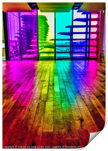 Rainbow Light Print by Wall Art by Craig Cusins