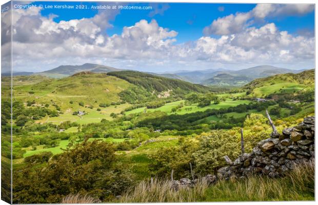 Descending from Cadair Idris (Snowdonia National Park) Canvas Print by Lee Kershaw