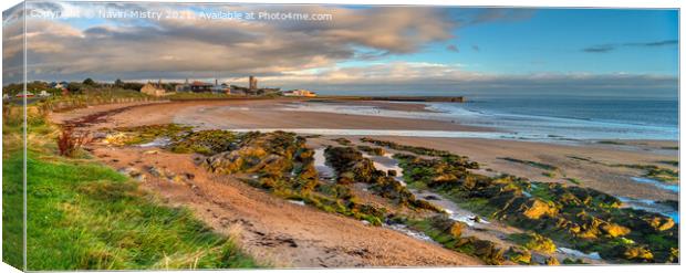 East Sands  St Andrews, Fife, Scotland Canvas Print by Navin Mistry
