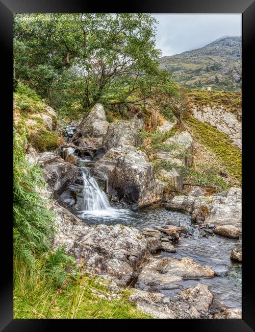 Mountain Stream in the Lake District Framed Print by Lee Kershaw