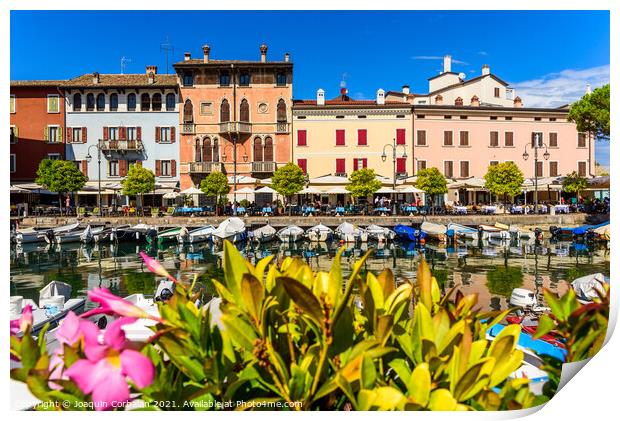 Desenzano del Garda, Italy - September 22, 2021: View of the sma Print by Joaquin Corbalan