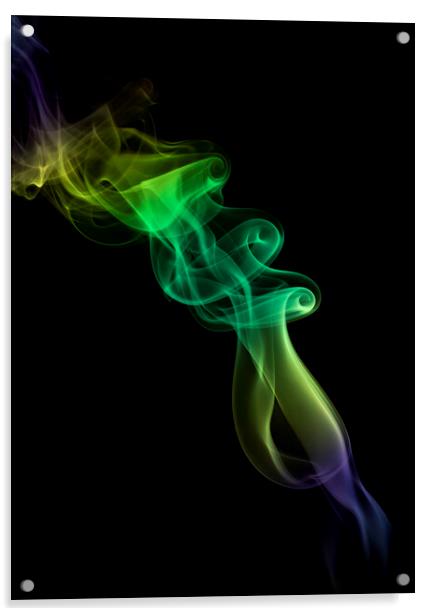 Smoke Art 2 Acrylic by Kelly Bailey