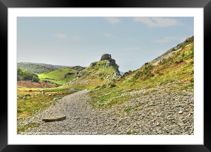 Rocky Path Framed Mounted Print by Philip Gough