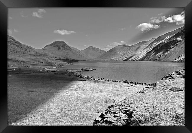 Wastwater Lake in Cumbria Framed Print by Philip Gough