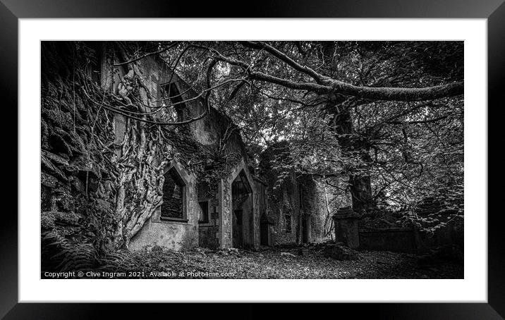 Nature reclaims its domain Framed Mounted Print by Clive Ingram