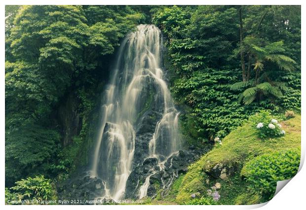 Waterfall Print by Margaret Ryan