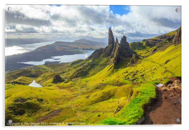Storr’ing a view Acrylic by Paul Pepper