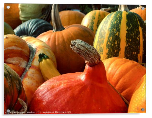 Harvest Bounty Acrylic by Simon Marlow