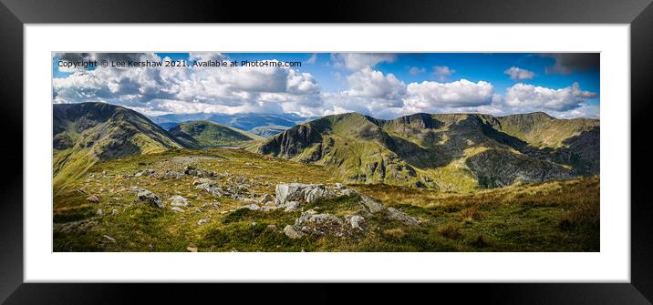 Roof of the World (Lake District) Framed Mounted Print by Lee Kershaw