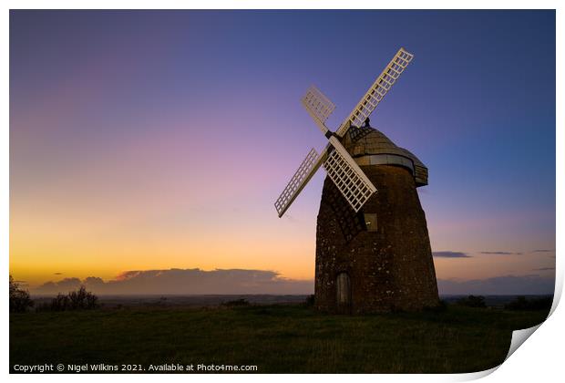 Tysoe Windmill Print by Nigel Wilkins