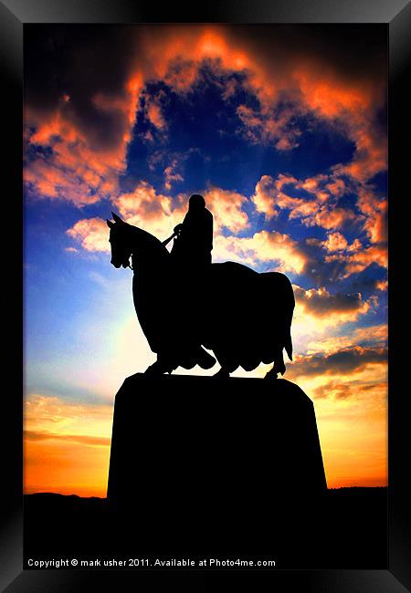 Robert The Bruce Framed Print by mark usher