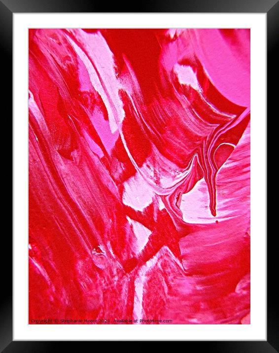 Abstract 2021 171 Framed Mounted Print by Stephanie Moore