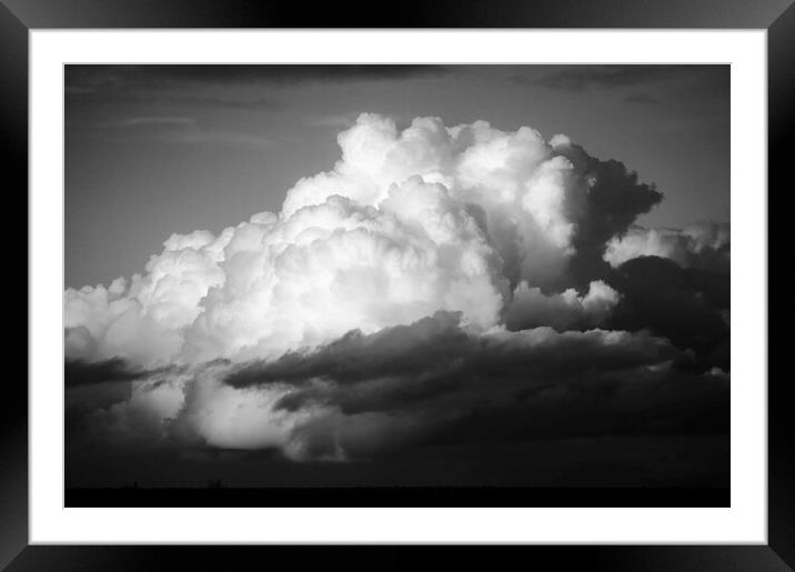  Thunder cloud Framed Mounted Print by Simon Johnson