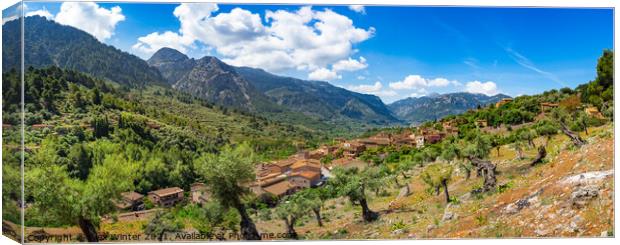 Fornalutx, Sierra de Tramuntana Canvas Print by Alex Winter