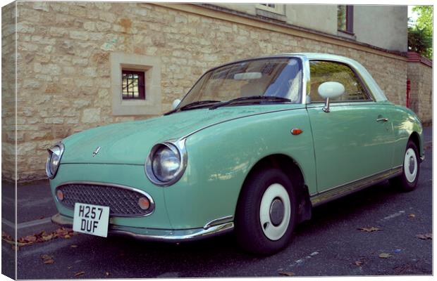 Nissan Figaro Canvas Print by Richard Downs
