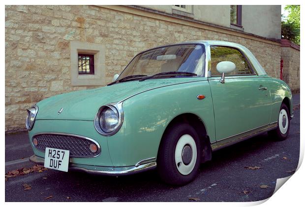 Nissan Figaro Print by Richard Downs