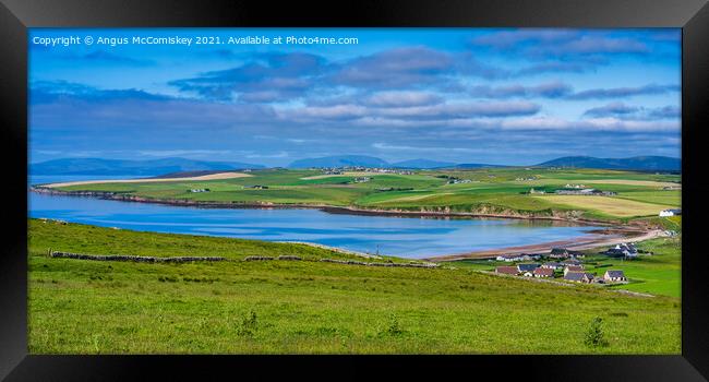 Scapa Bay, Mainland Orkney Framed Print by Angus McComiskey